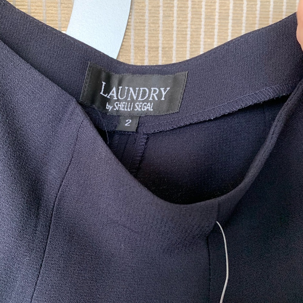 BNWT Laundry by Shelli Segal Navy slacks